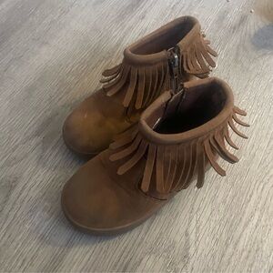 Carter's Tan Fringe Kids Boots